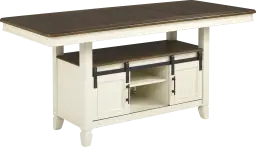 counter height storage dining table