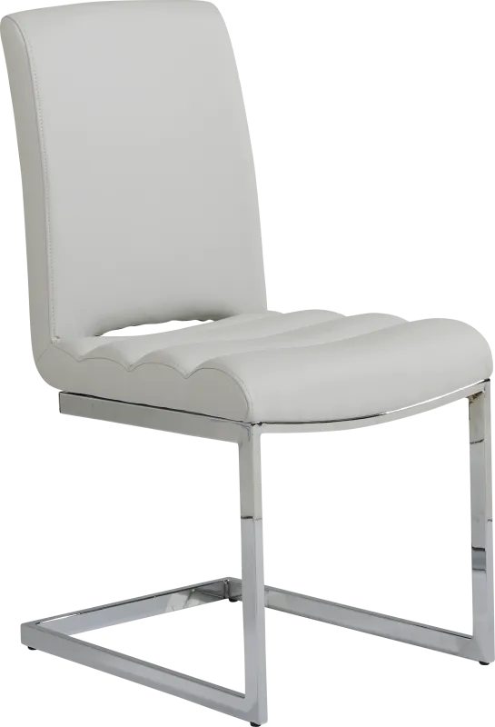 Crown Court Light Gray Side Chair