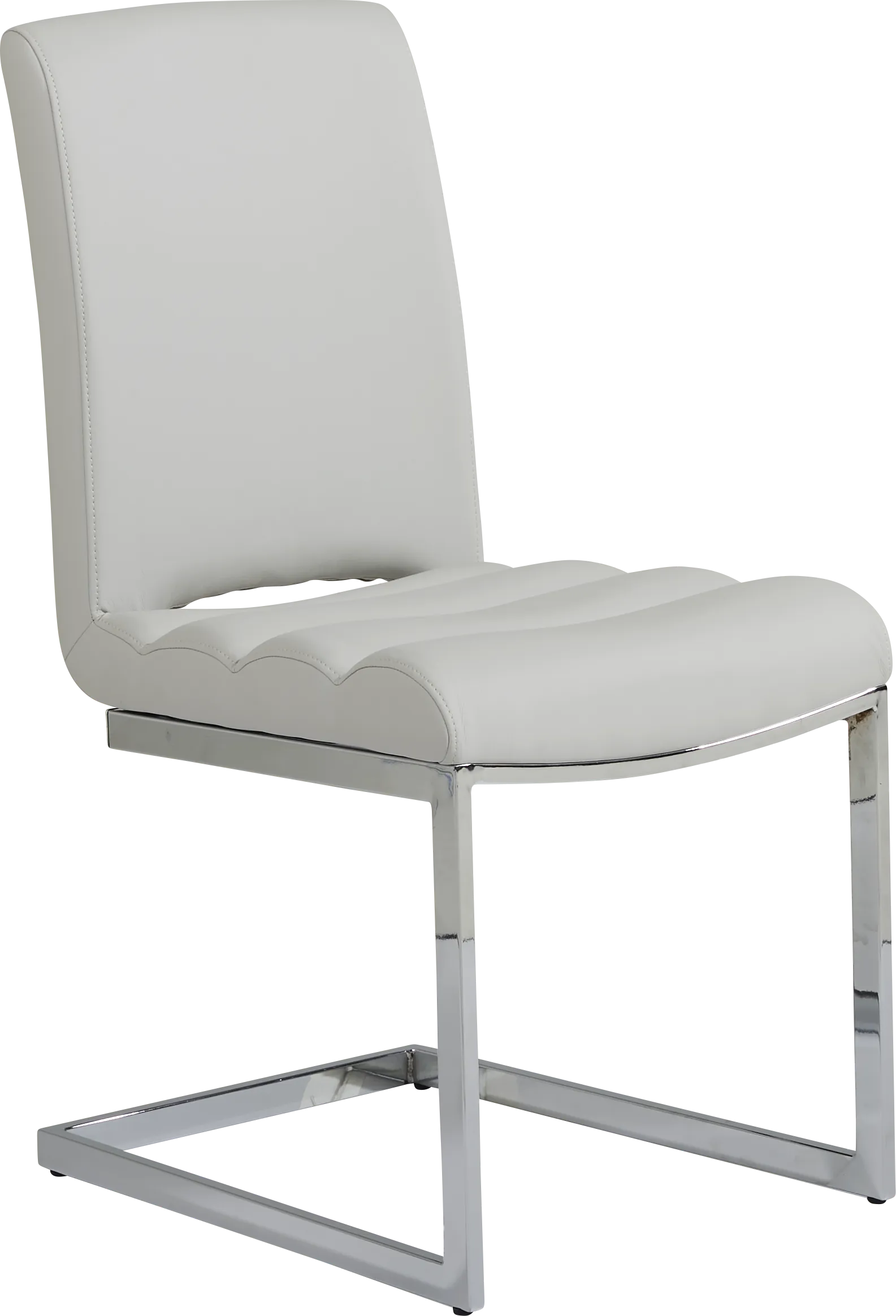 Crown Court Light Gray Side Chair - Image 2