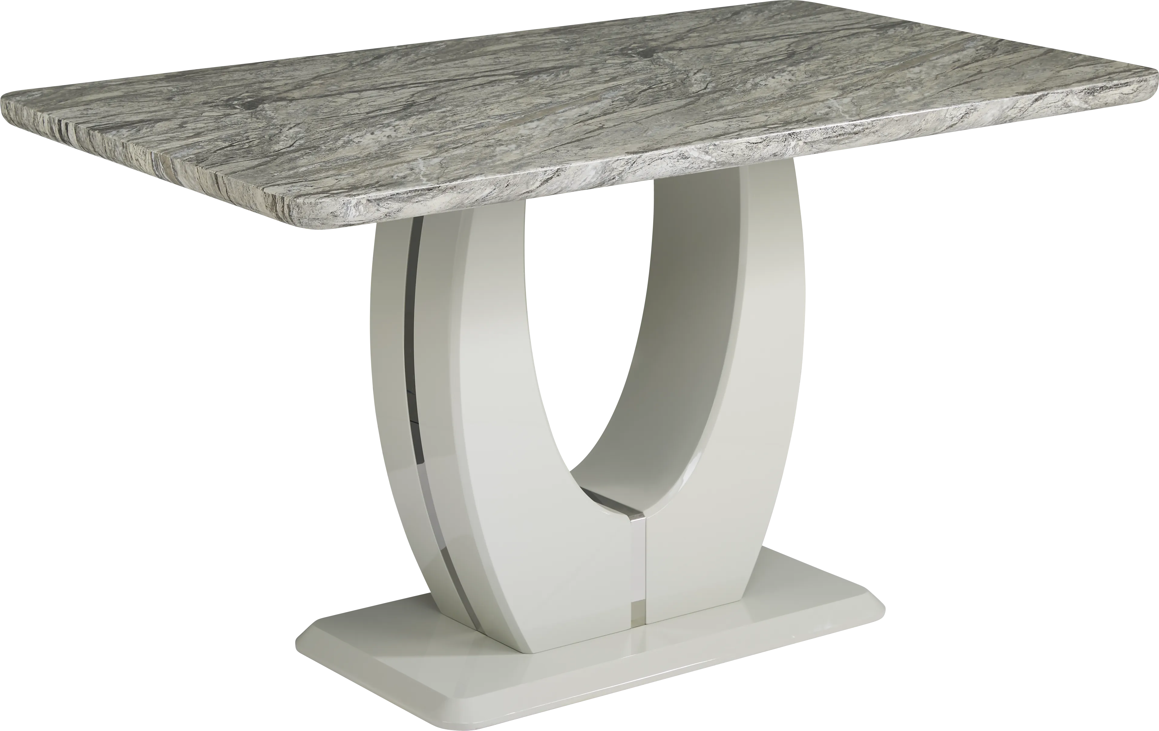 Crown Court Light Gray Counter Height Dining Table - Thumbnail - Image 1
