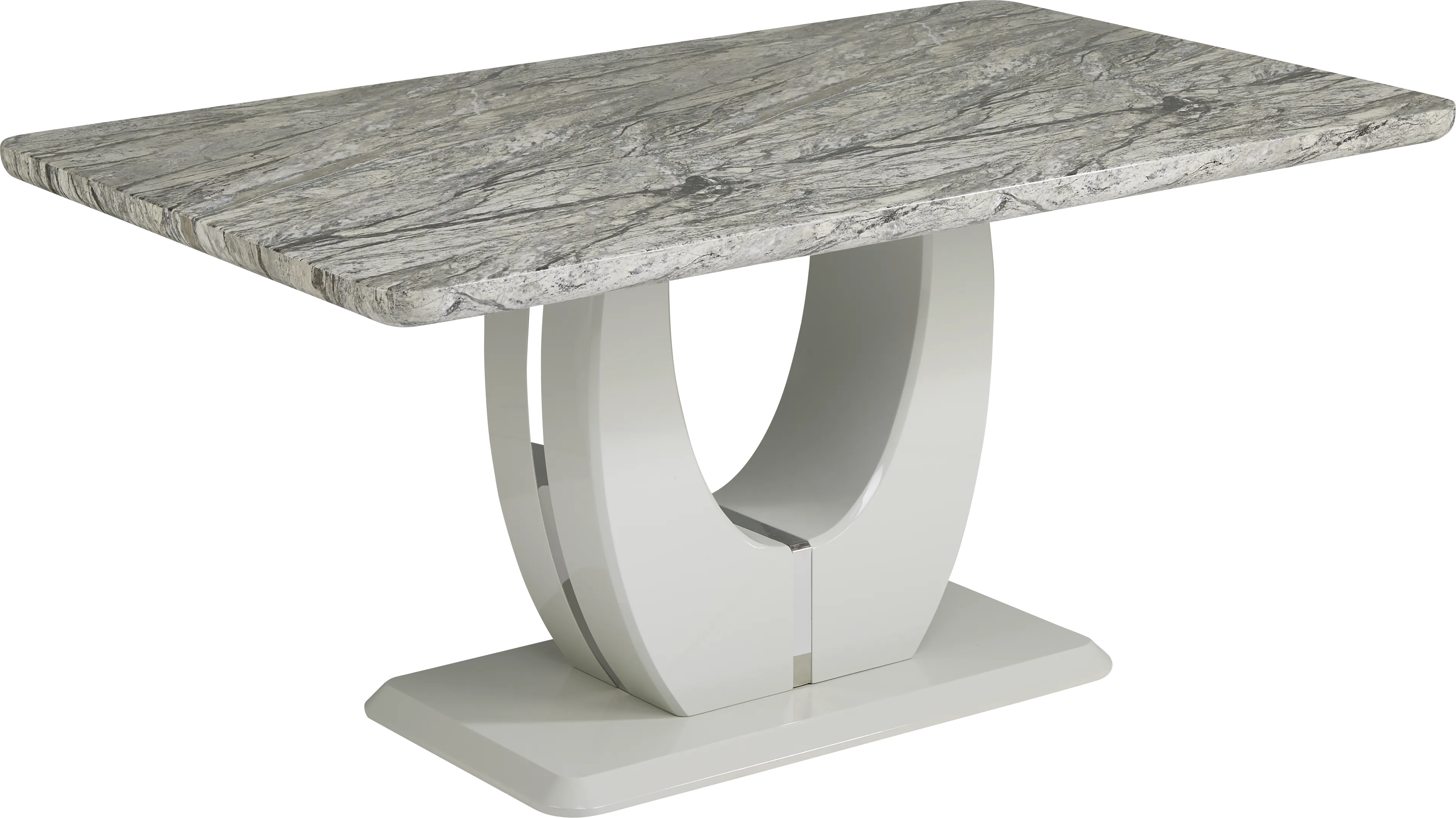 Crown Court Light Gray 5 Pc Dining Room - Thumbnail - Image 2