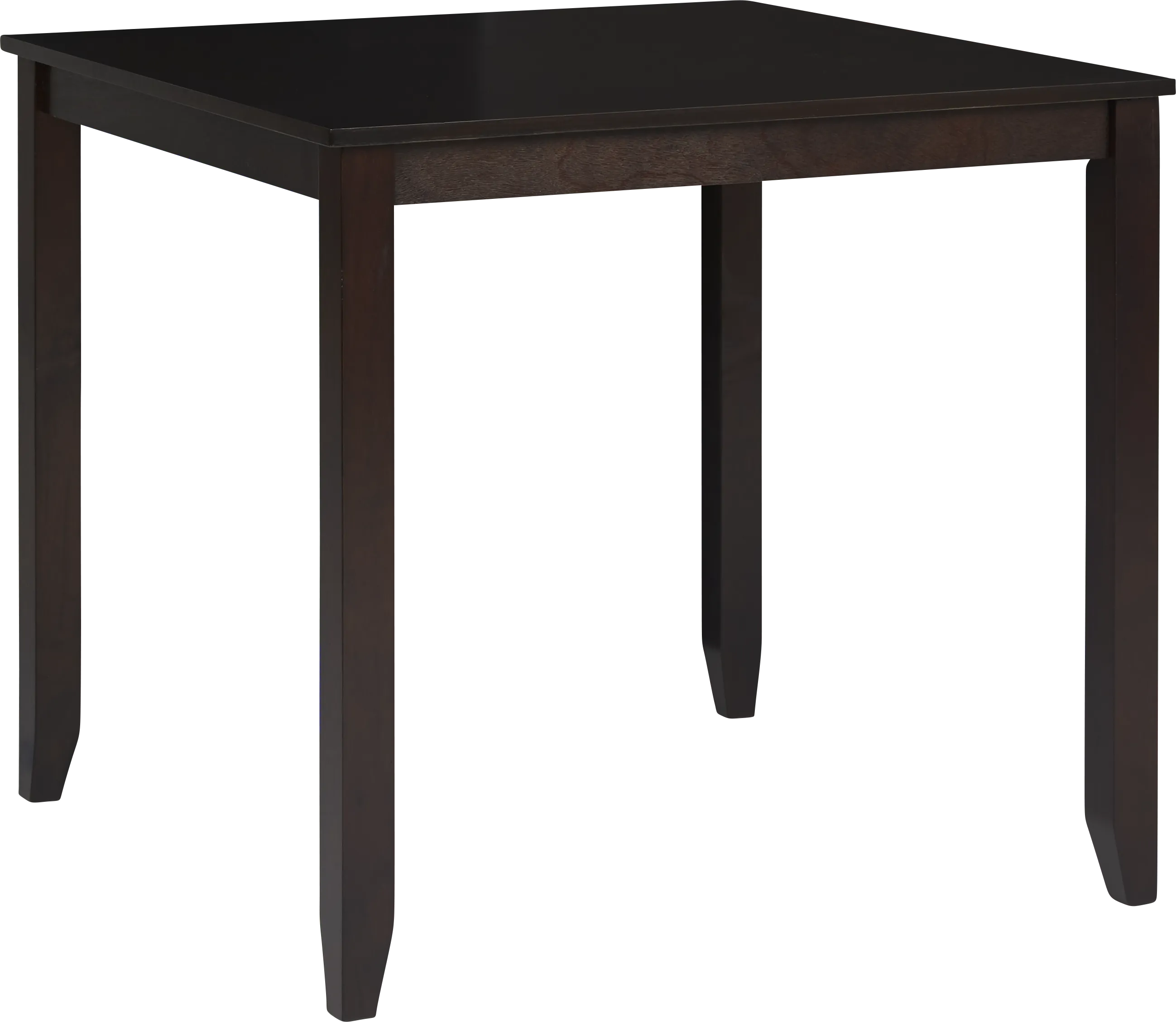 Sunset View Brown Cherry Finish Square Counter Height Table - Thumbnail - Image 1