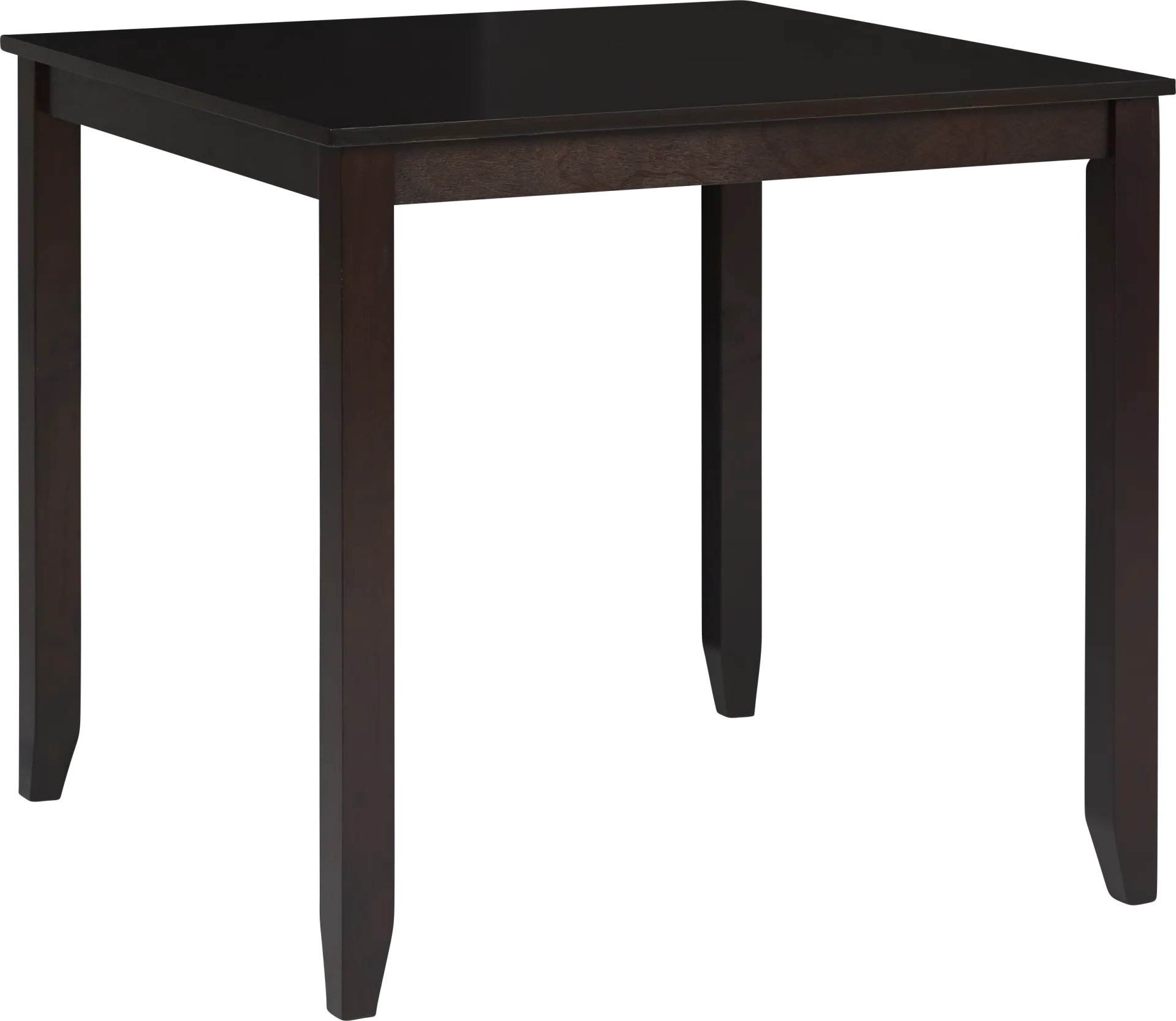 Sunset View Brown Cherry Finish Square Counter Height Table - Image 2