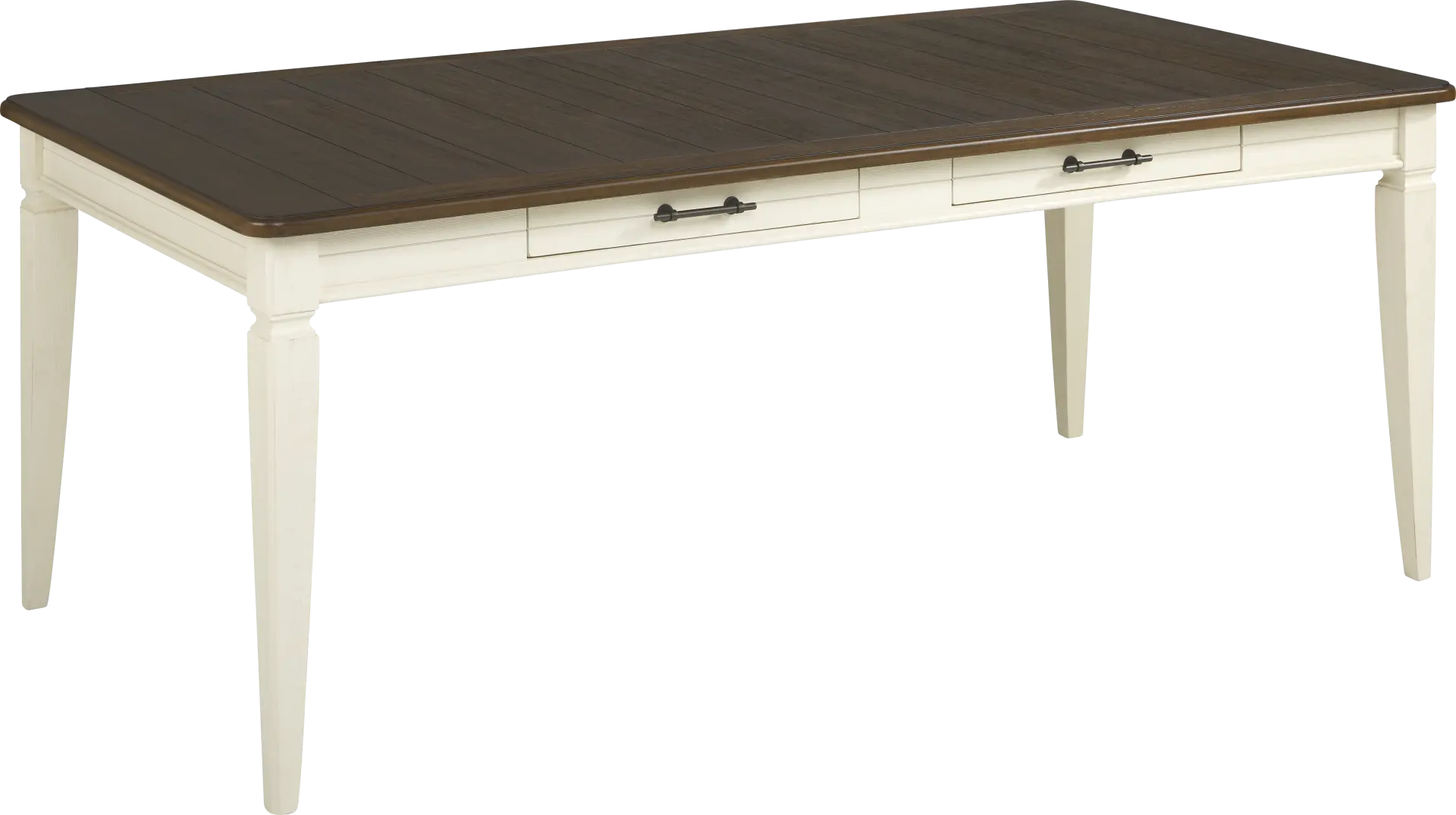 Country Lane Antique White Rectangle Dining Table