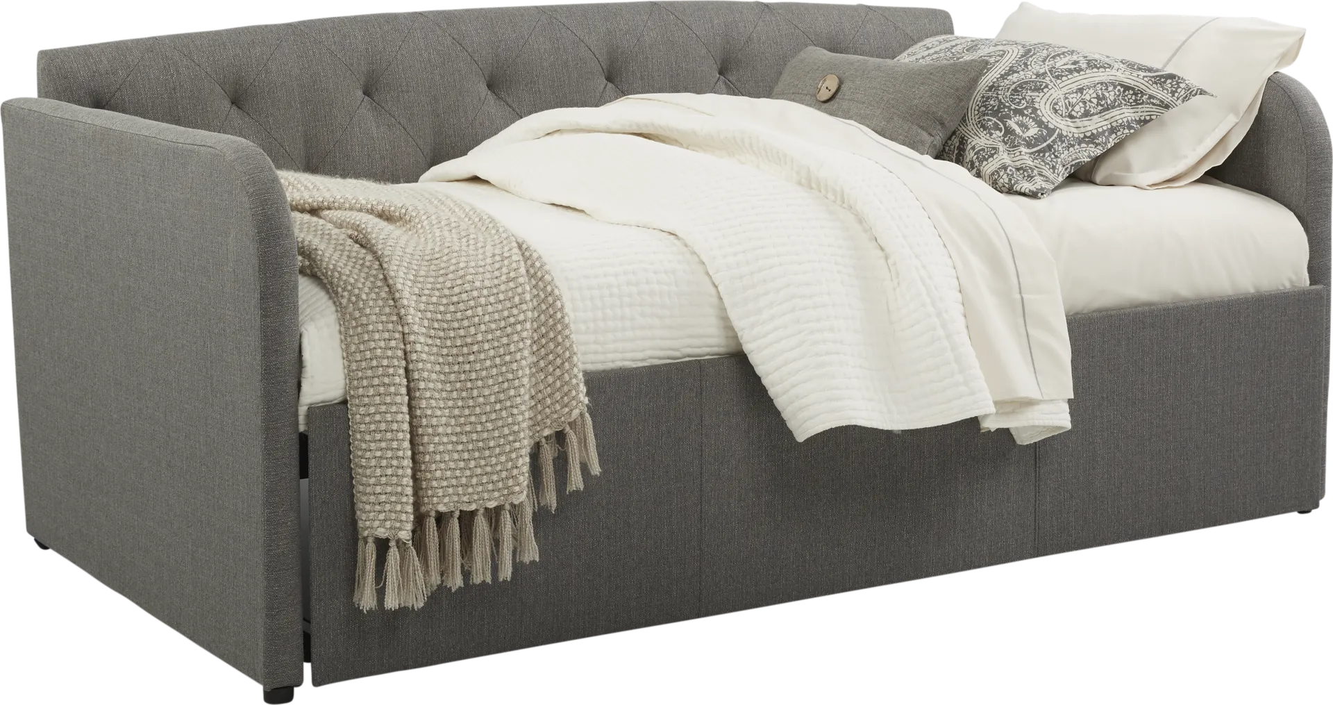 Lanie Gray Tufted Daybed - Image 1