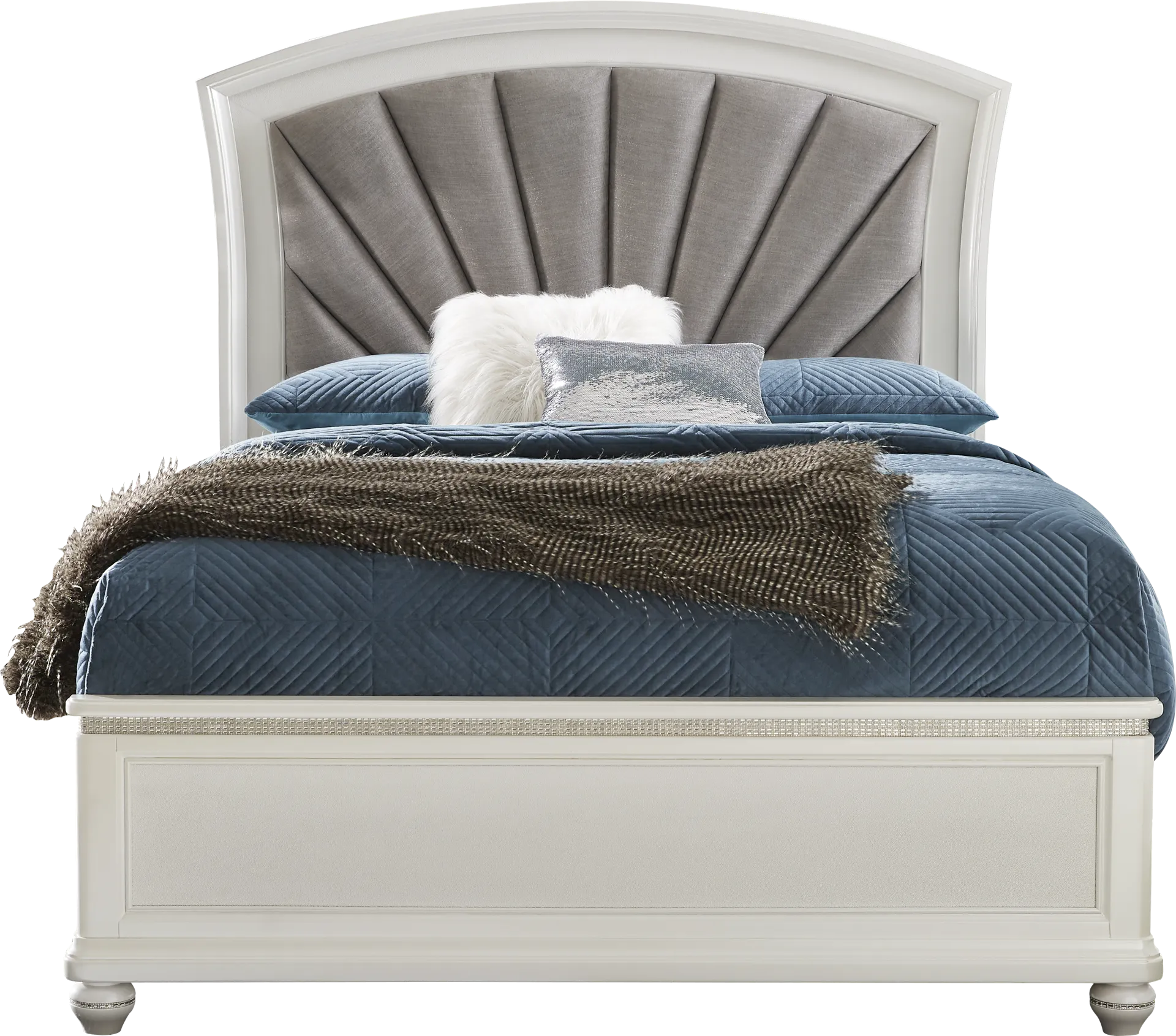 Starlet Lane White 3 Pc King Bed - Image 1
