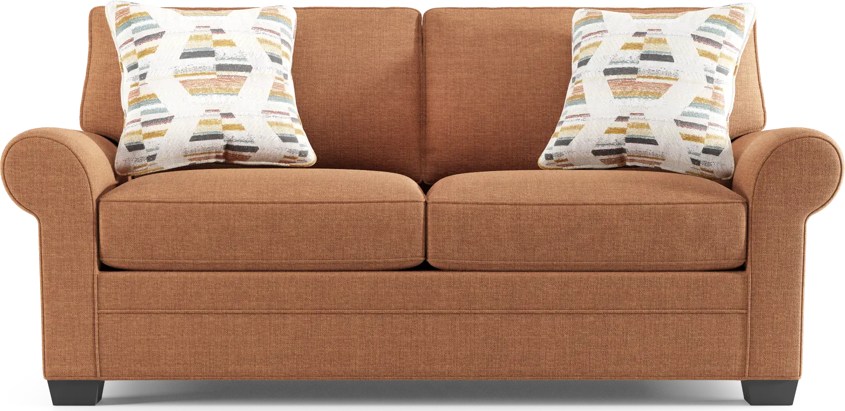 Bellingham Russet Textured Chenille Loveseat