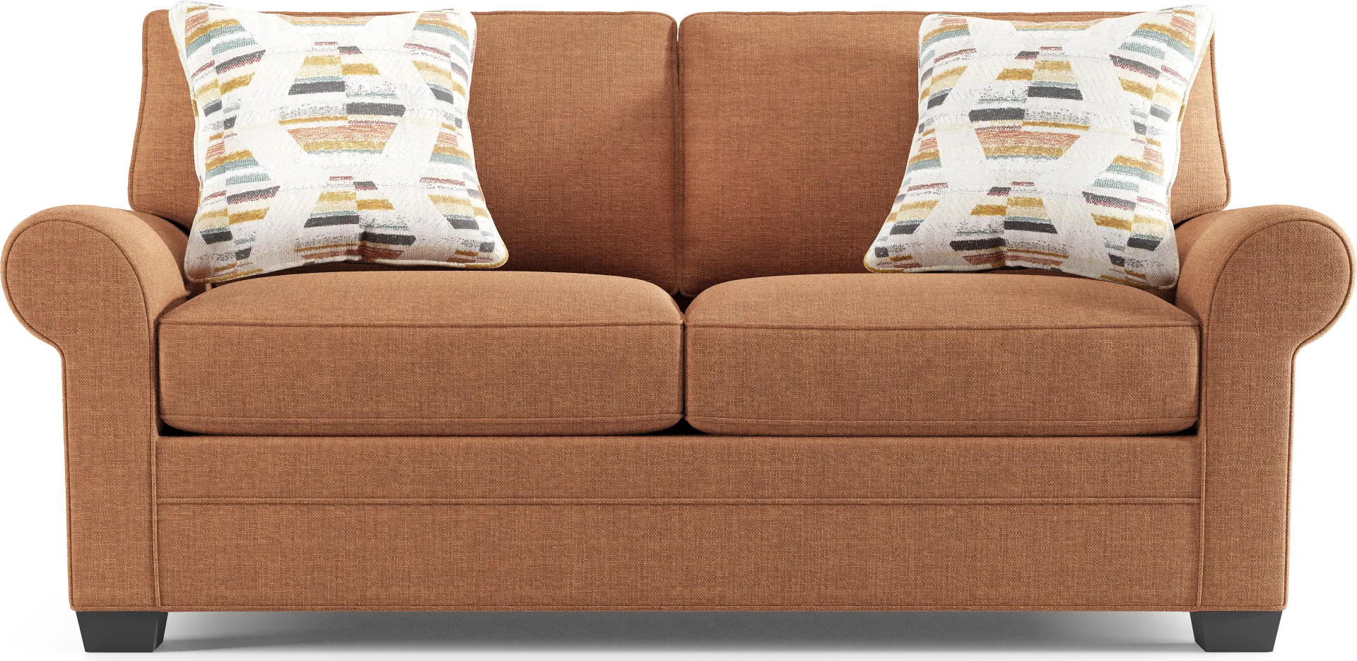 Bellingham Russet Textured Chenille Loveseat - Image 2