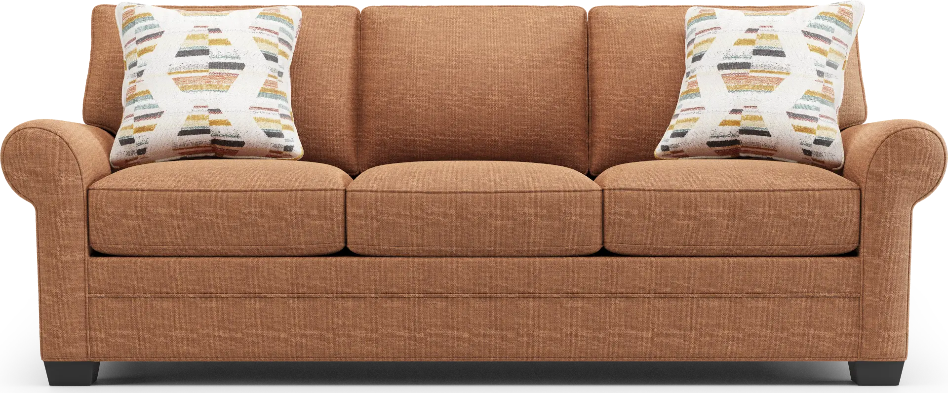Bellingham Russet Textured Chenille Gel Foam Sleeper Sofa