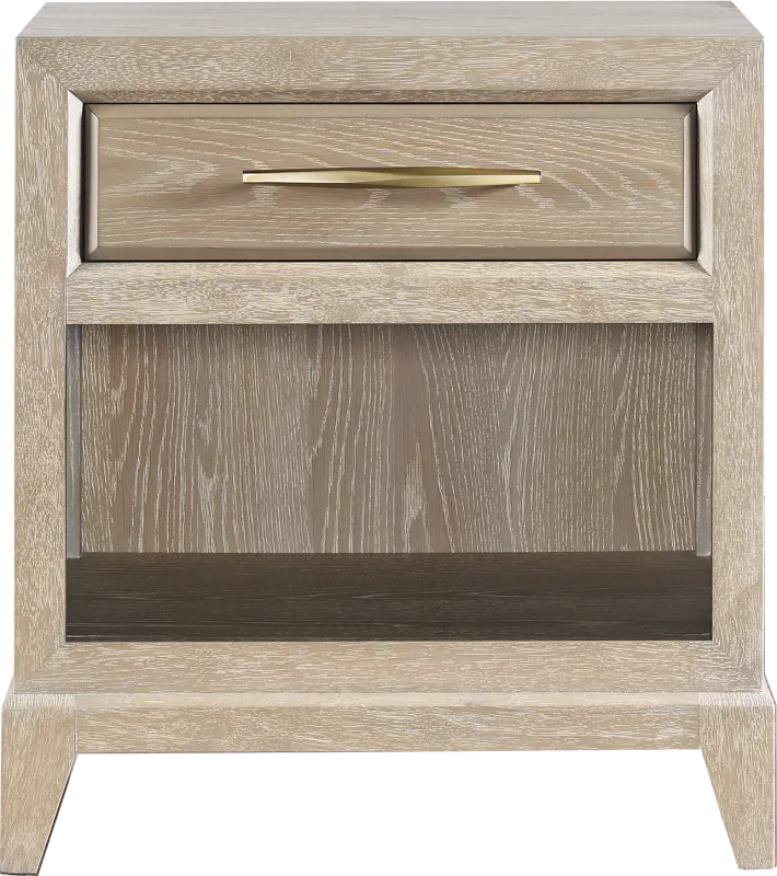 Kailey Park Light Oak Finish Nightstand