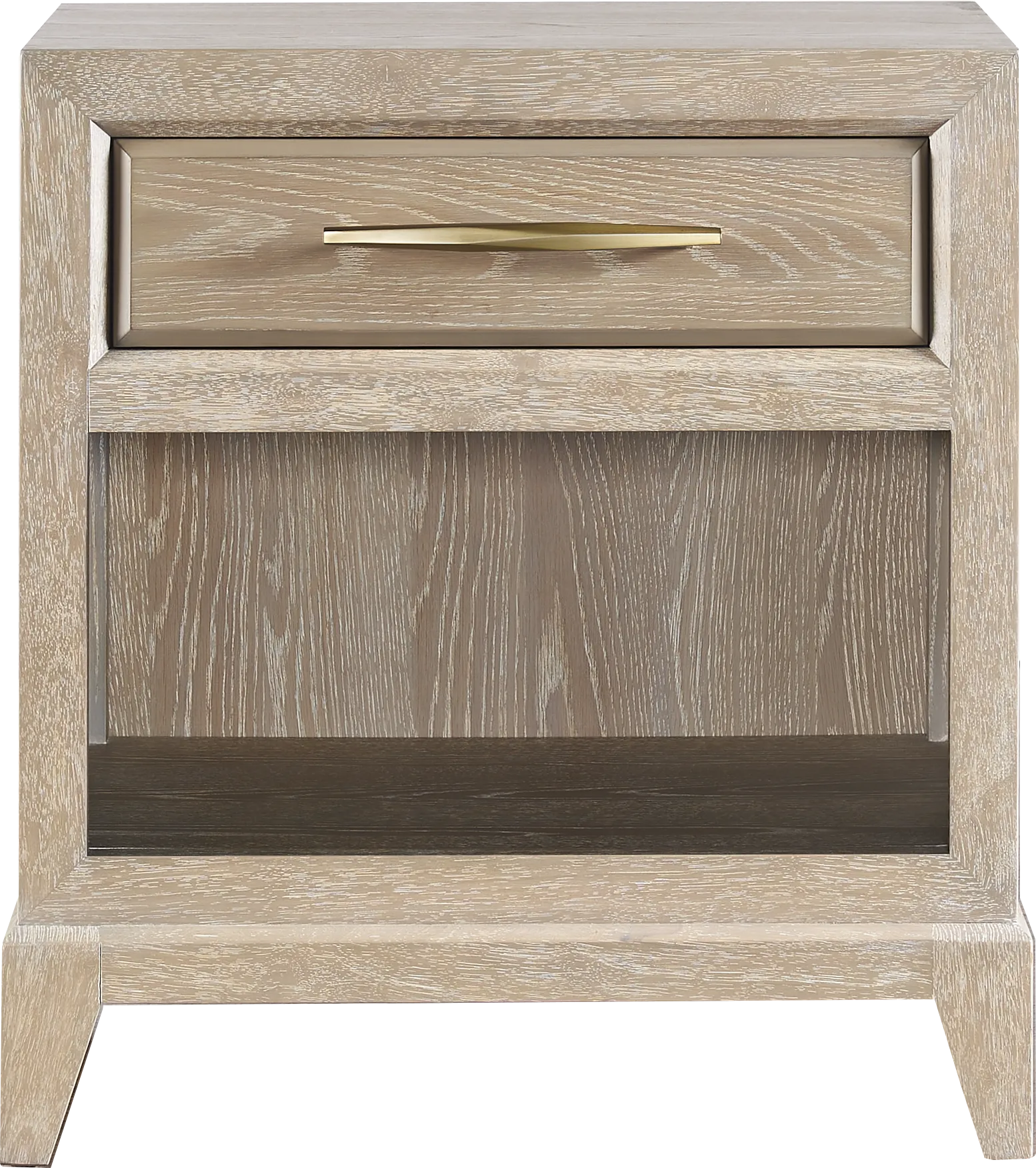 Kailey Park Light Oak Finish 7 Pc Bedroom With Harlow Hill Taupe King Upholstered Storage Bed - Image 10