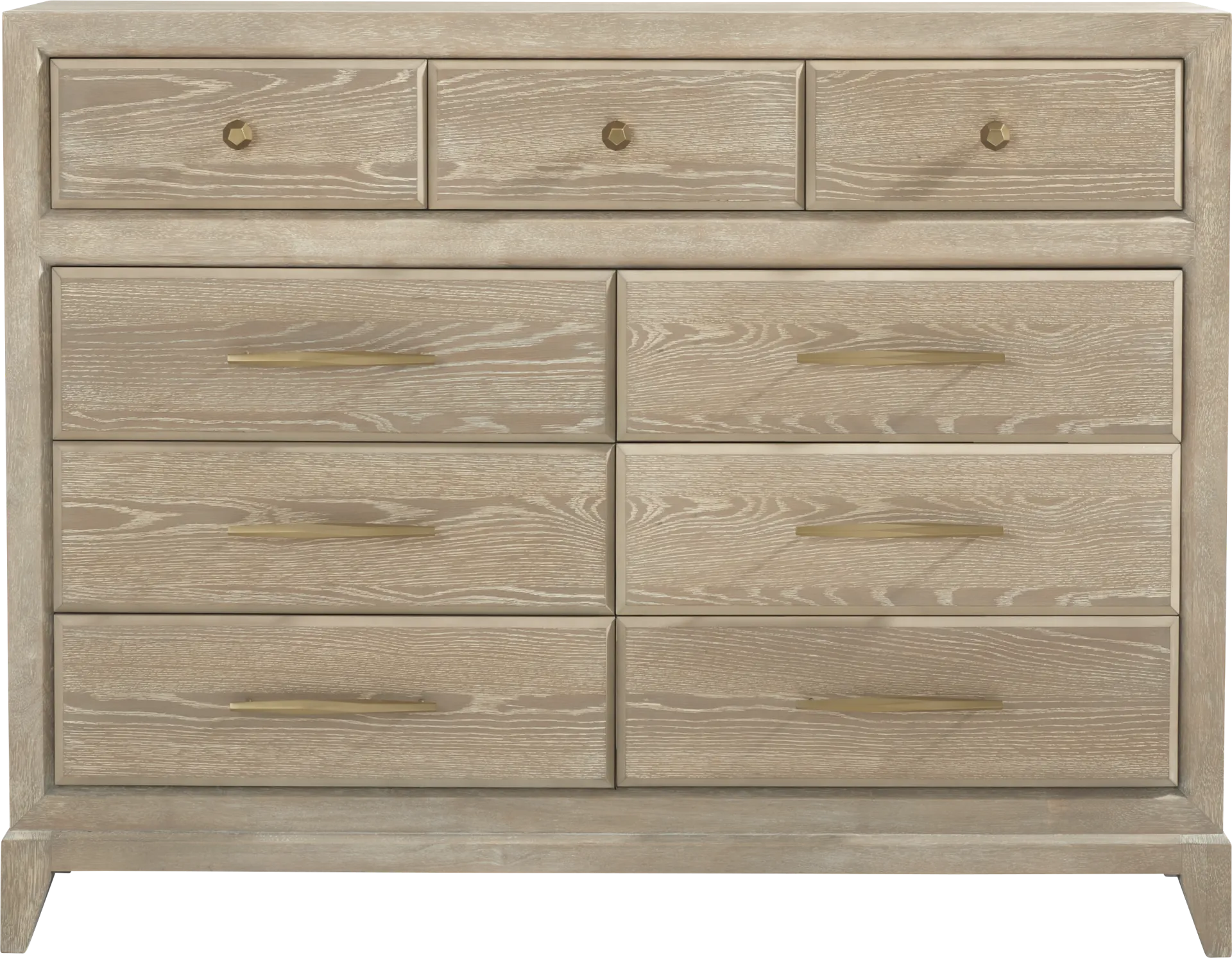Kailey Park Light Oak Finish 7 Pc King Sleigh Bedroom - Image 6