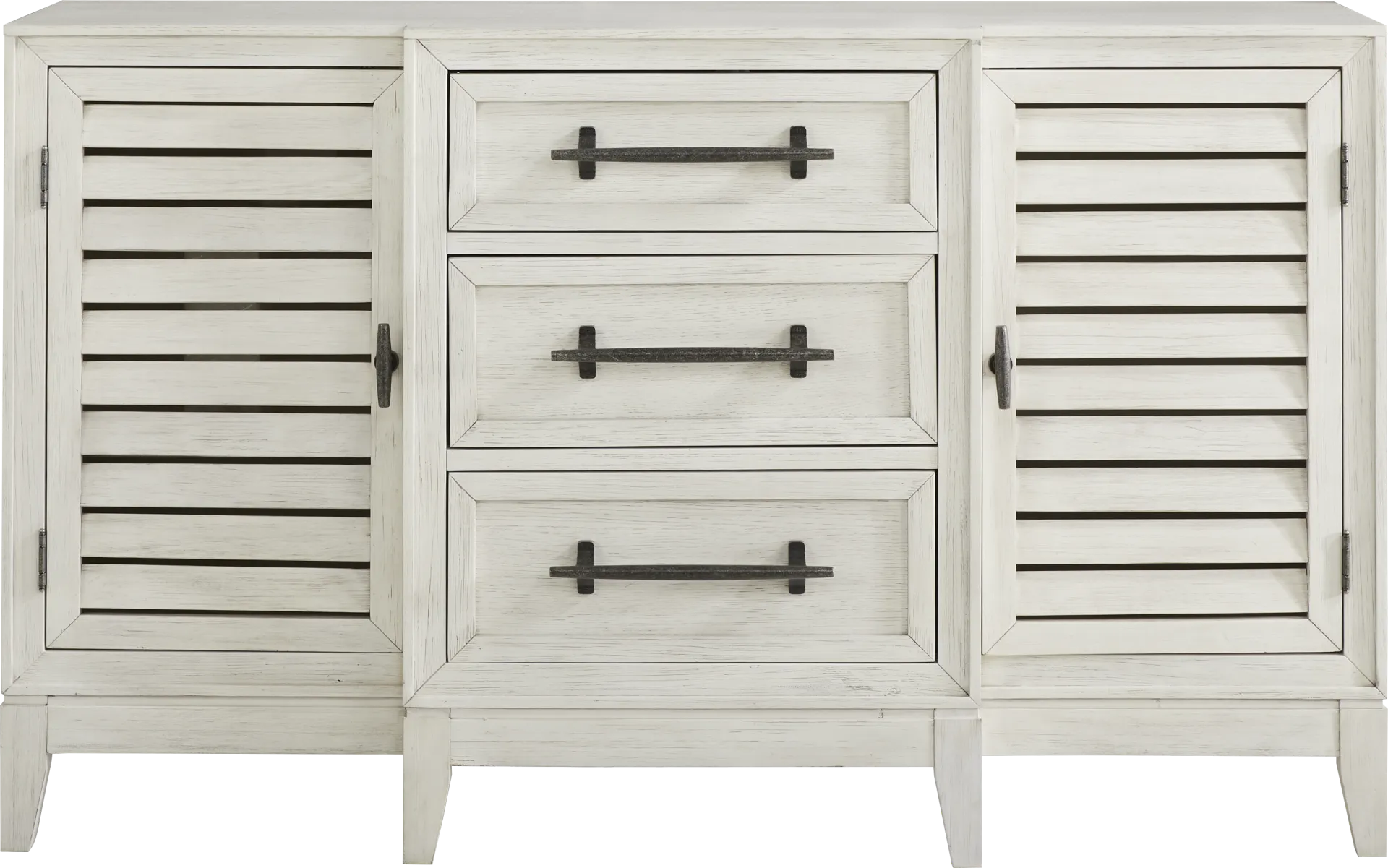 River Falls White 5 Pc Queen Slat Bedroom - Image 5