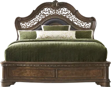 3 pc queen panel bed
