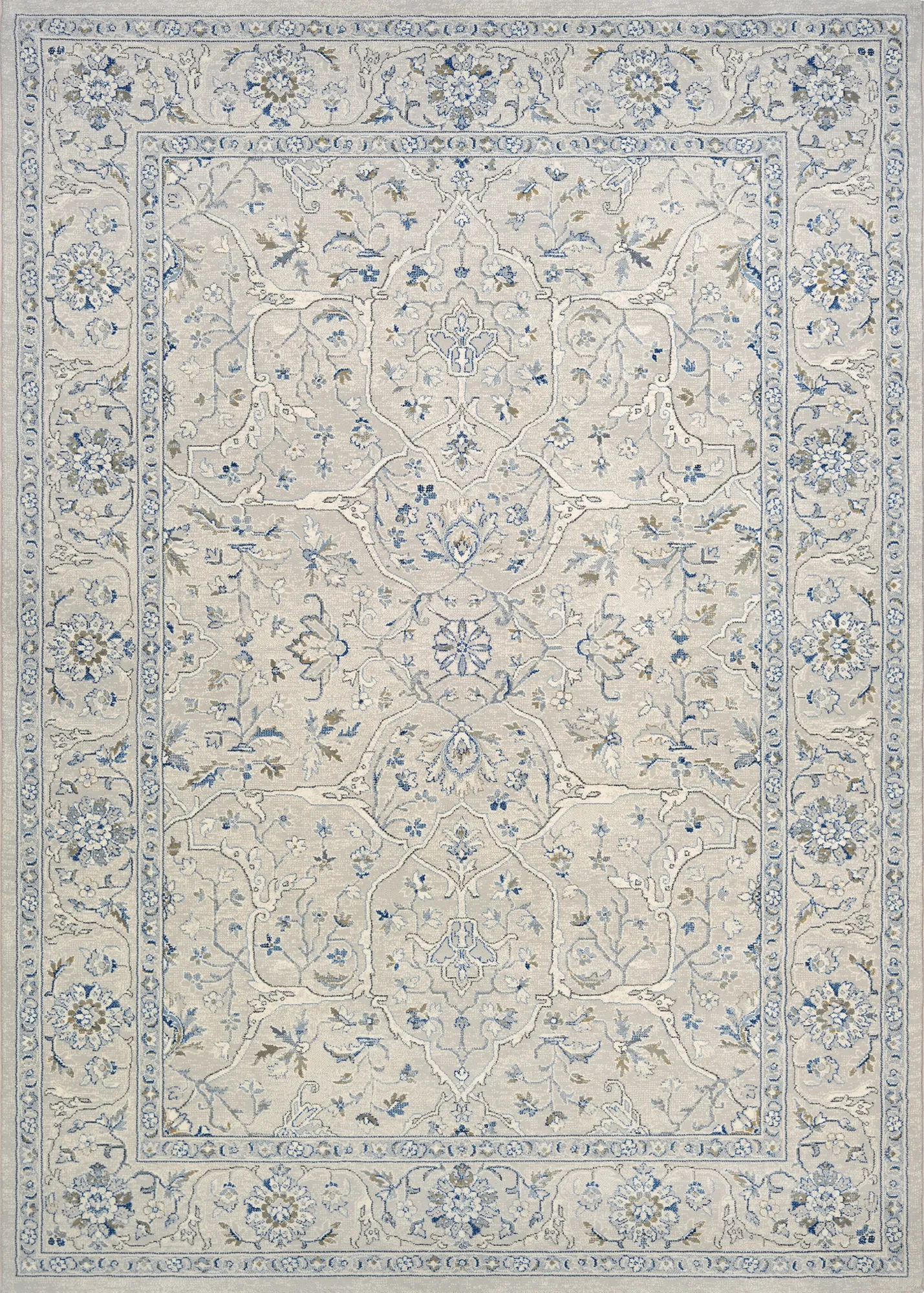 Favoriti Light Gray 7'10 x 11'2 Rug - Thumbnail - Image 1