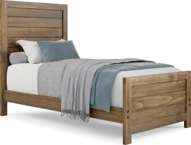 3 pc twin panel bed