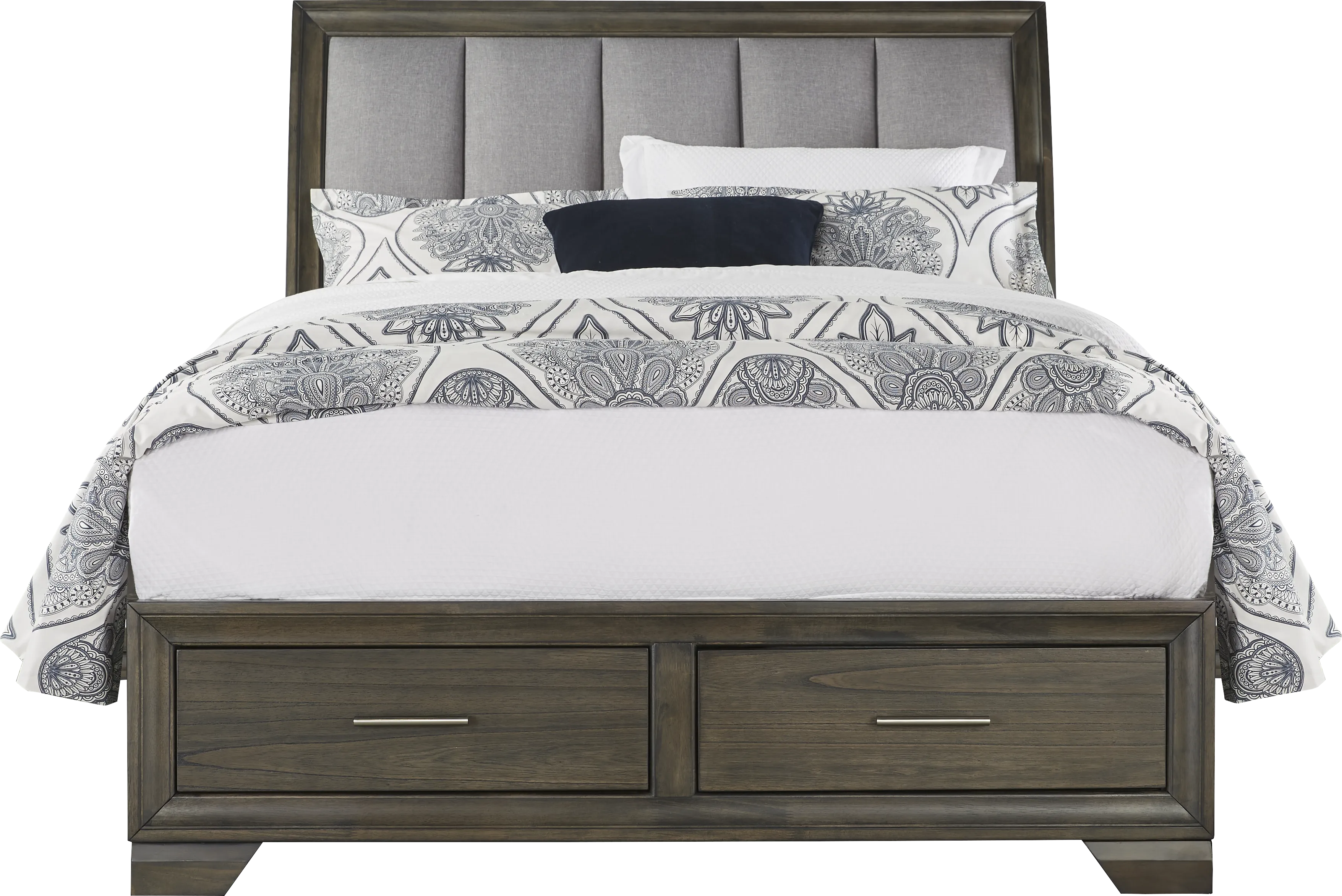 Beckwood Gray 5 Pc King Storage Bedroom - Thumbnail - Image 2
