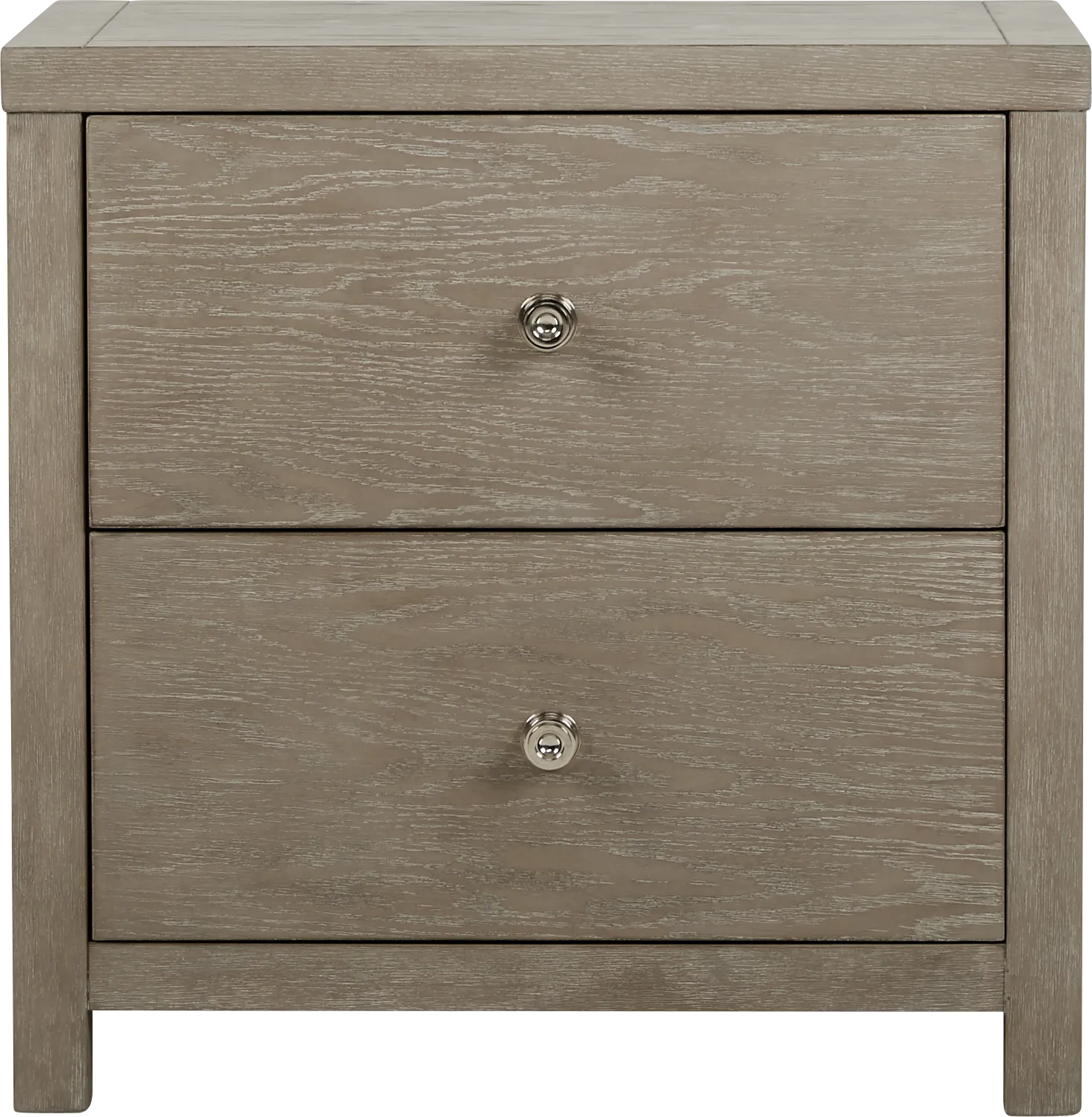 Barringer Place Gray Nightstand - Thumbnail - Image 1