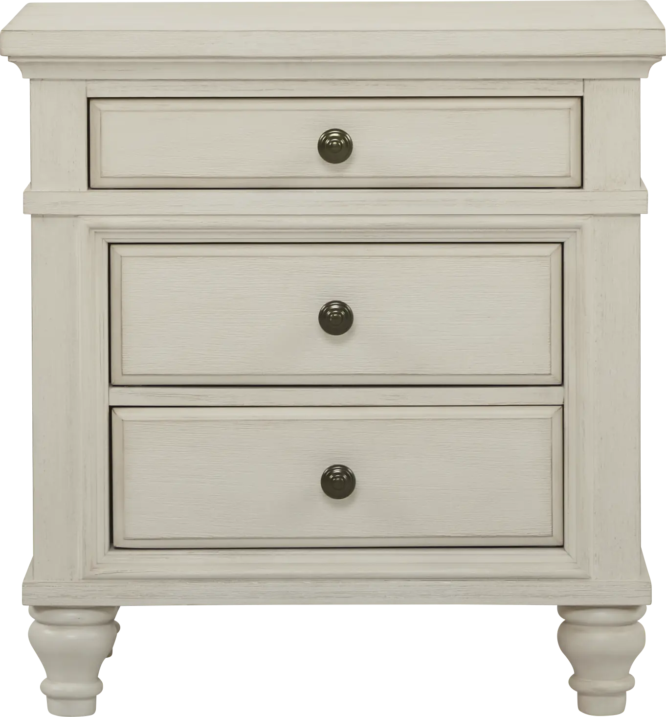Lake Town Off-White Nightstand