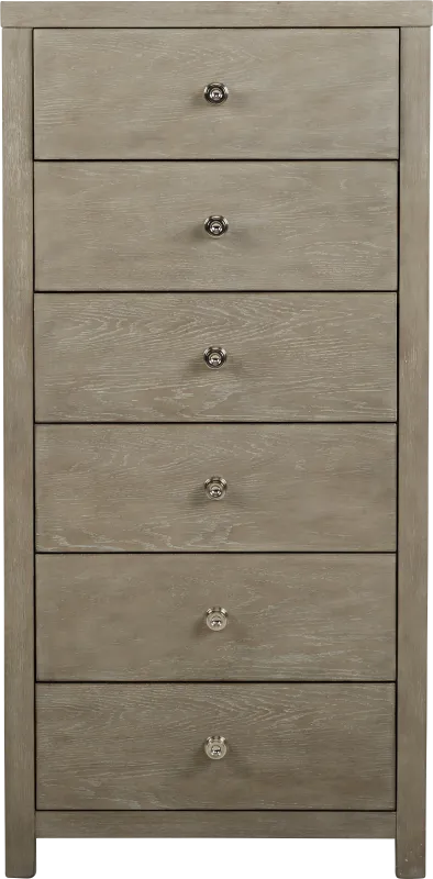Barringer Place Gray Tall Chest