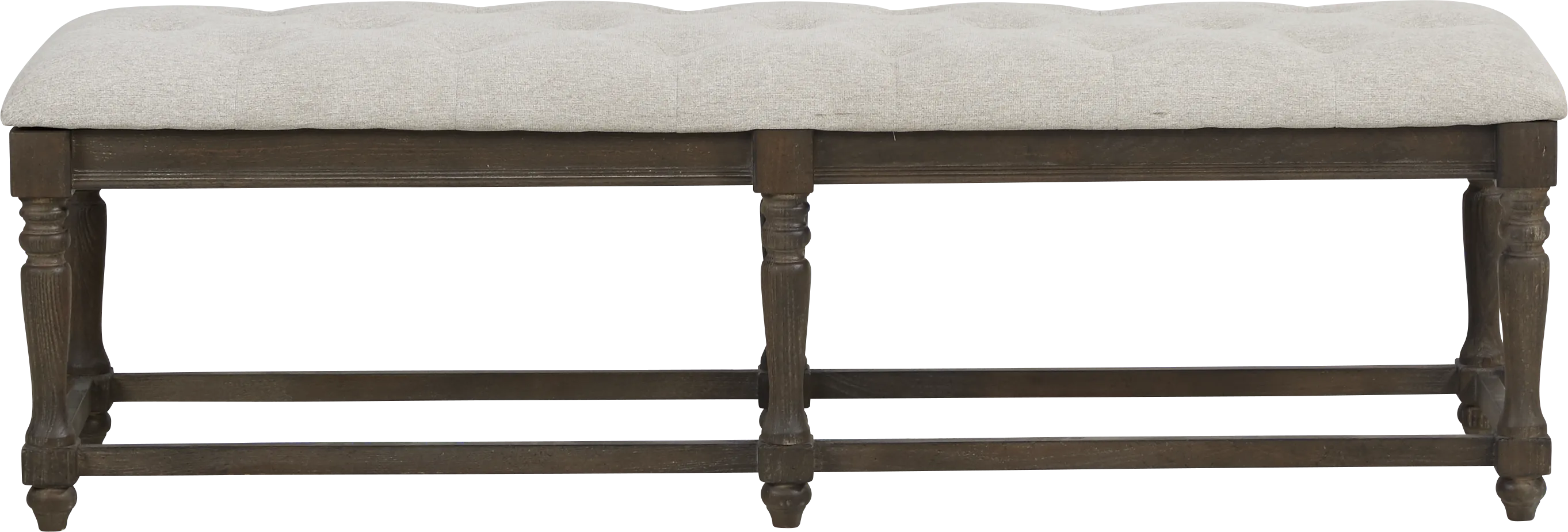 Armitage Dark Brown Bench - Thumbnail - Image 1