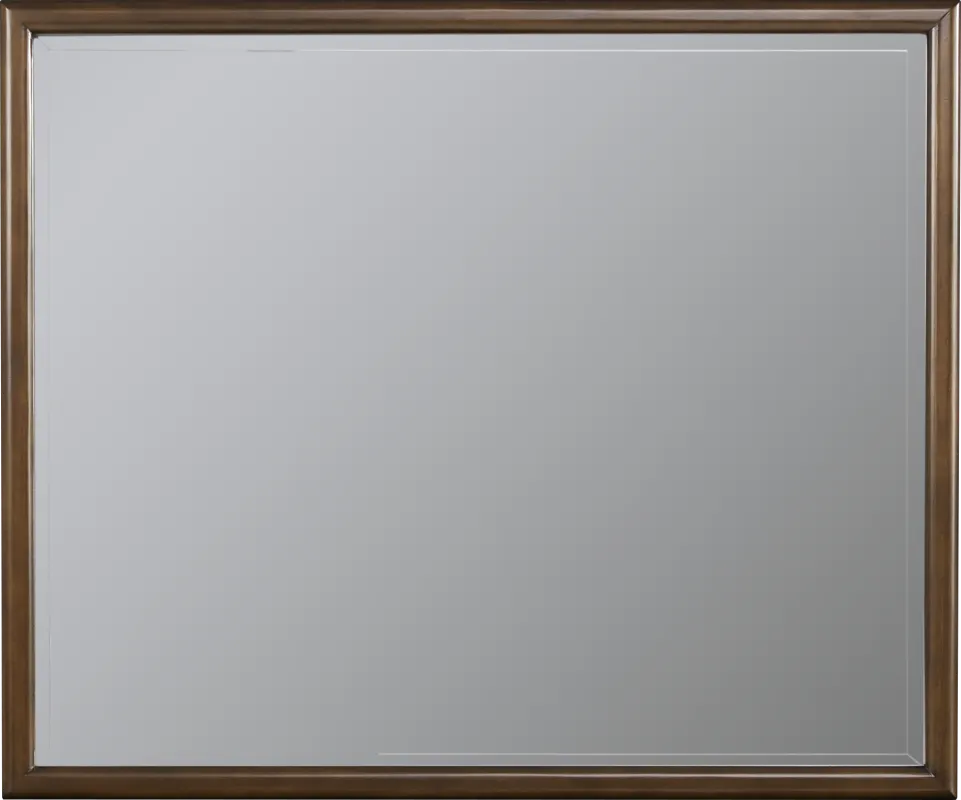 Devon Loft Walnut Finish Mirror