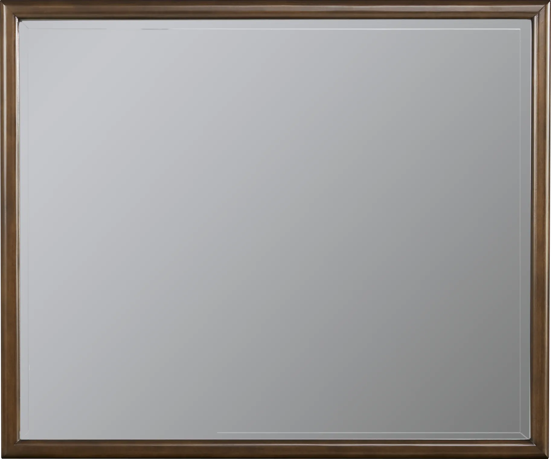 Devon Loft Walnut Finish Mirror - Image 1