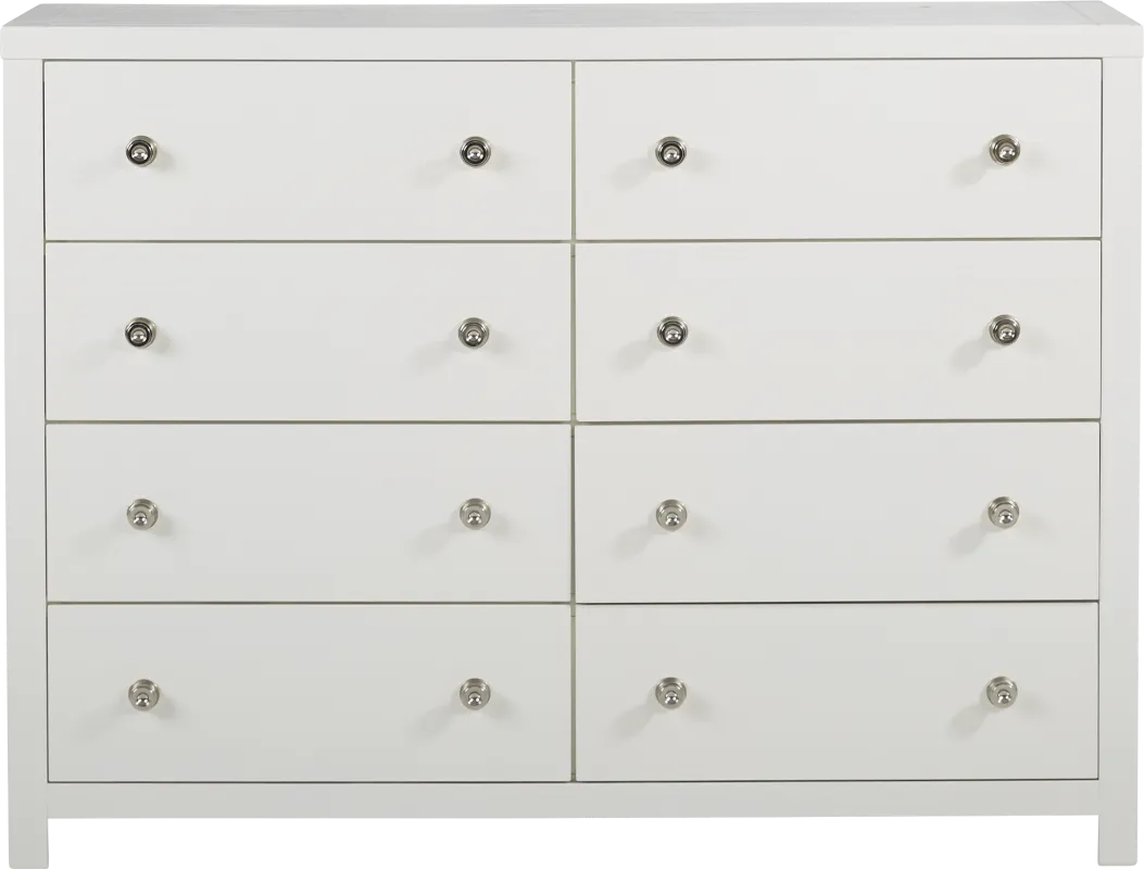 Barringer Place White Dresser