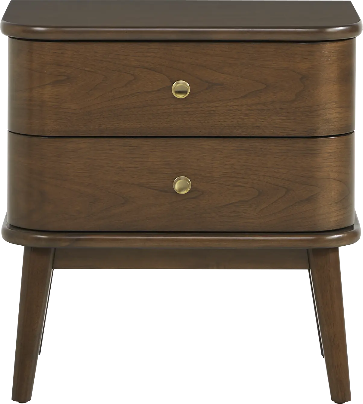 Devon Loft Walnut Finish Nightstand