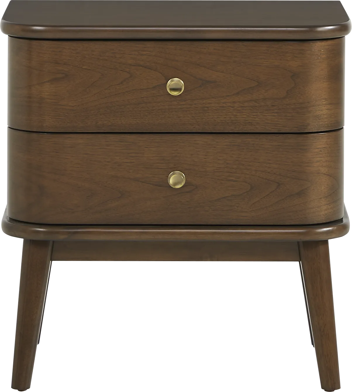 Devon Loft Walnut Finish 7 Pc Queen Panel Bedroom - Image 8