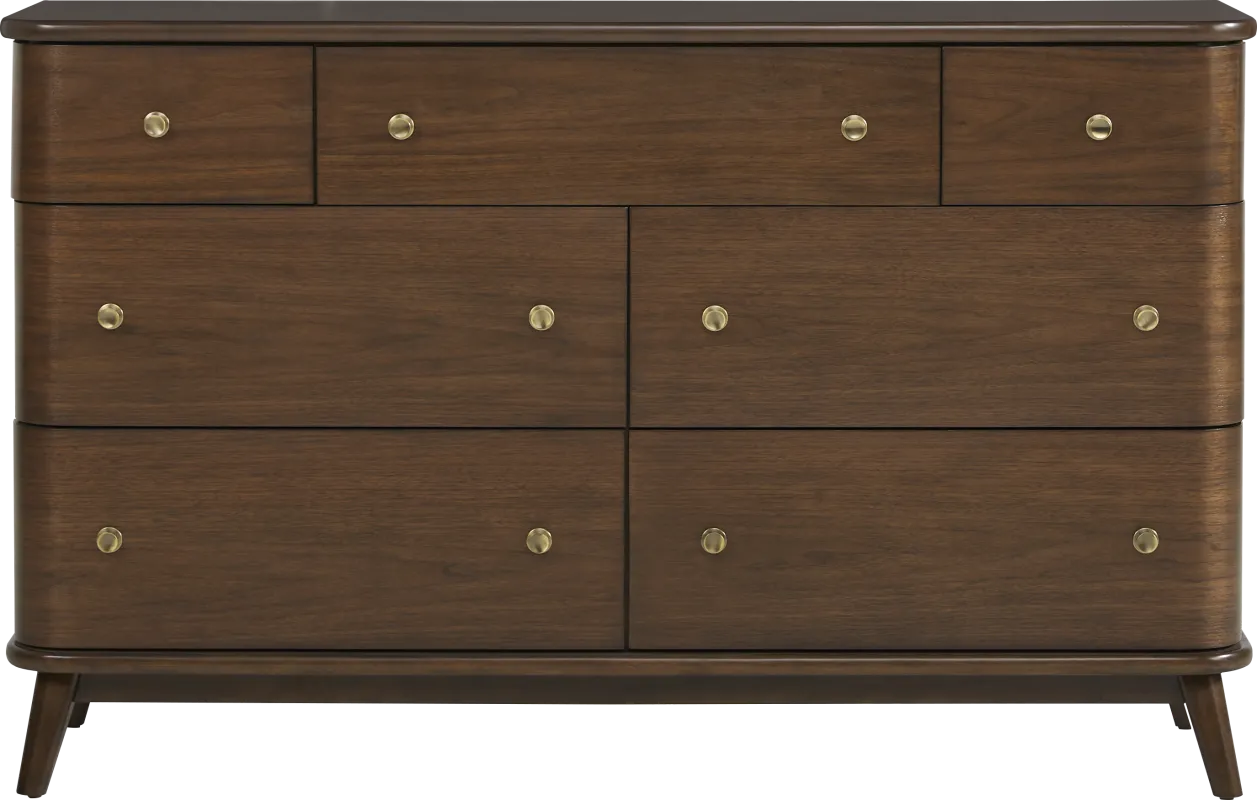 Devon Loft Walnut Finish Dresser