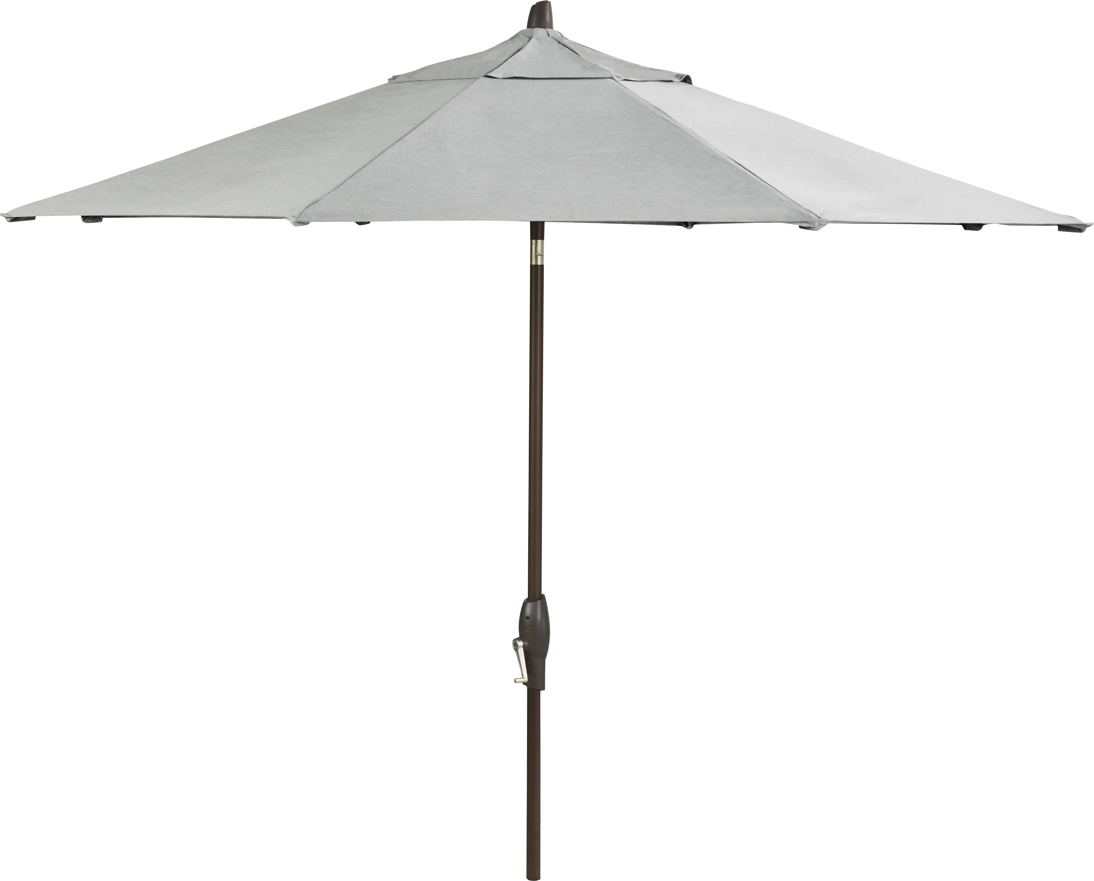 Seaport 9' Octagon Granite Outdoor Umbrella with Drumlin Vega Light - Thumbnail - Image 1