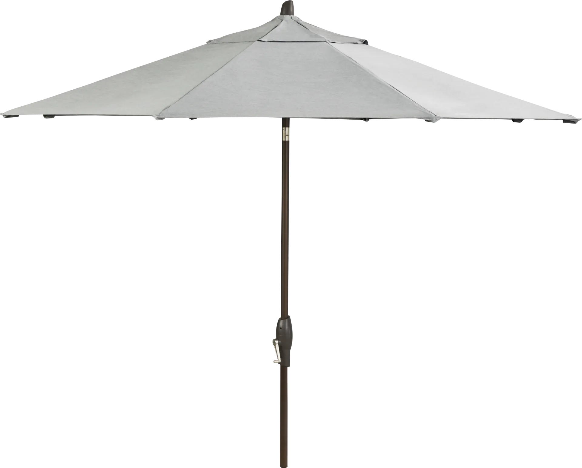 Seaport 9' Octagon Granite Outdoor Umbrella with Drumlin Vega Light - Image 1