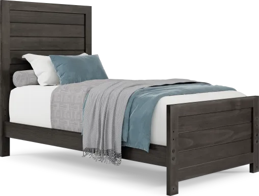 Kids Creekside 2.0 Charcoal Twin Panel Bed