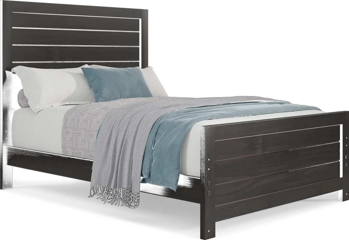 Kids Creekside 2.0 Charcoal Full Panel Bed