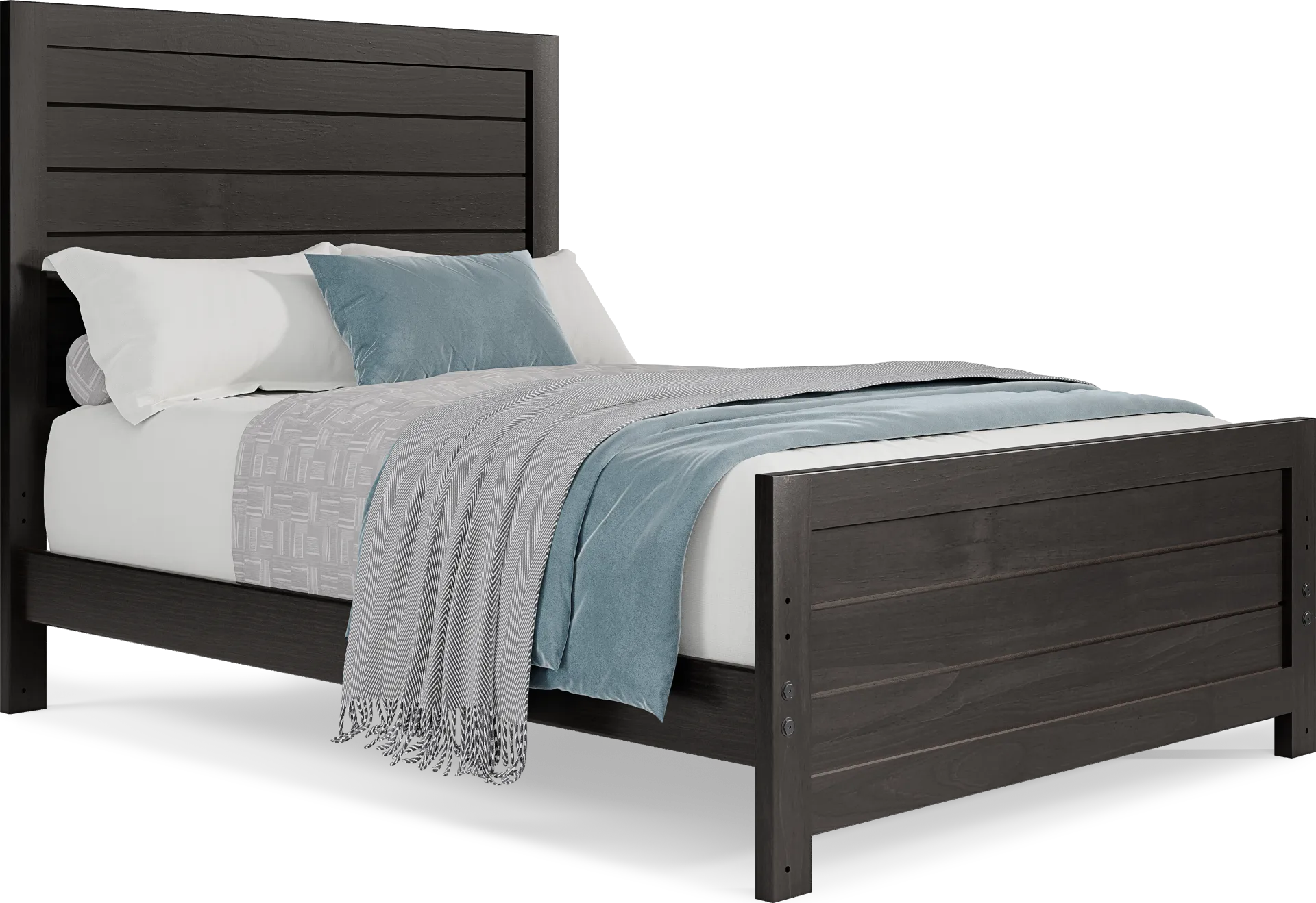Kids Creekside 2.0 Charcoal Full Panel Bed - Image 2
