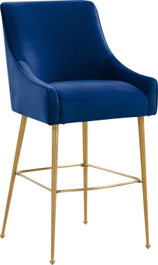 Bilburston Navy Counter Stool