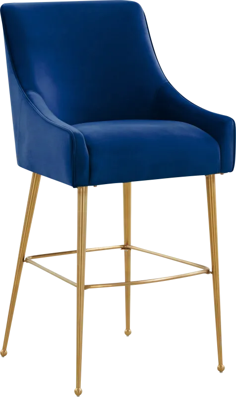 Bilburston Navy Counter Stool