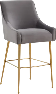 Castlemaine Dark Gray Bar Stool