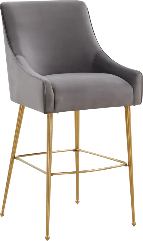 Castlemaine Dark Gray Bar Stool