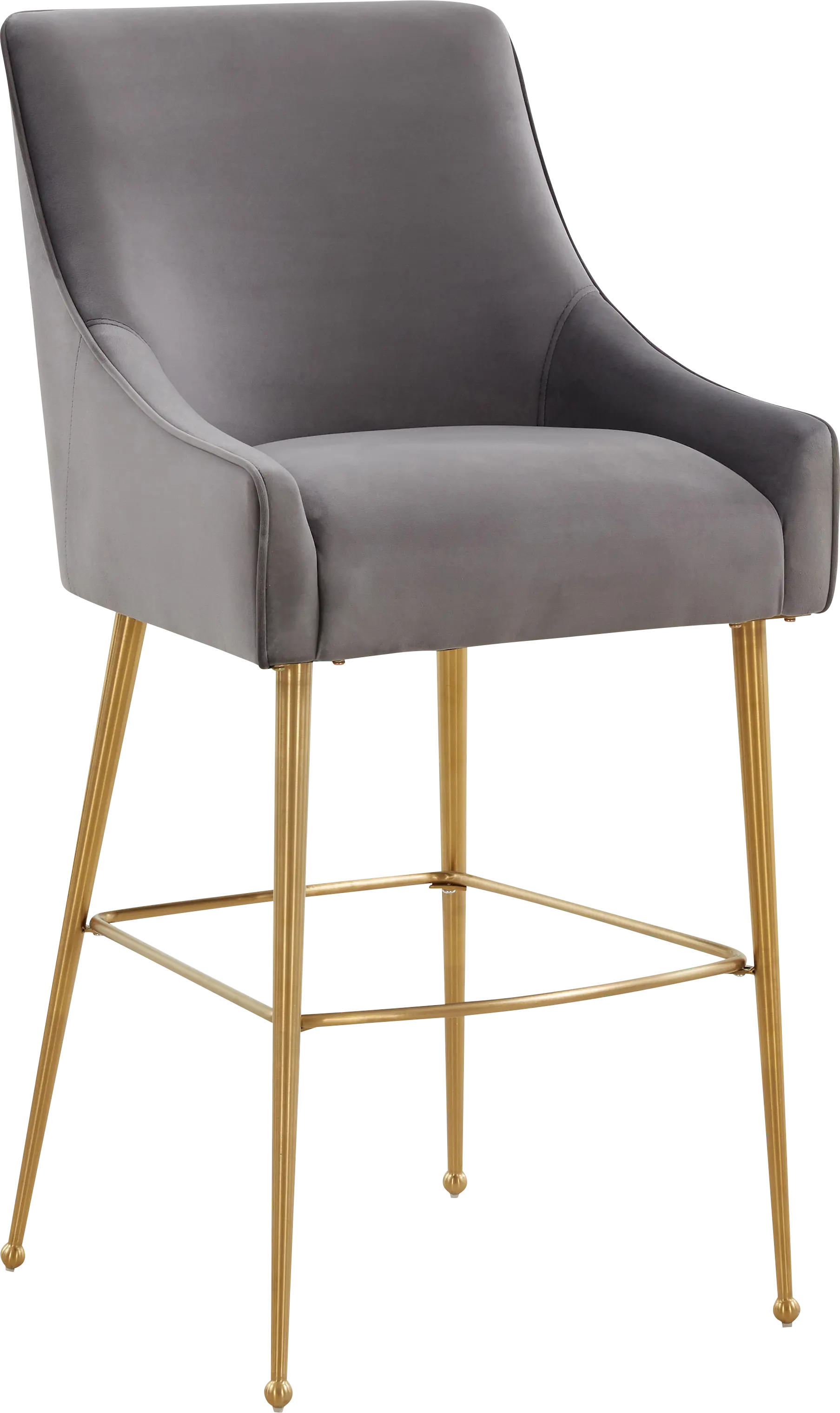 Castlemaine Dark Gray Bar Stool