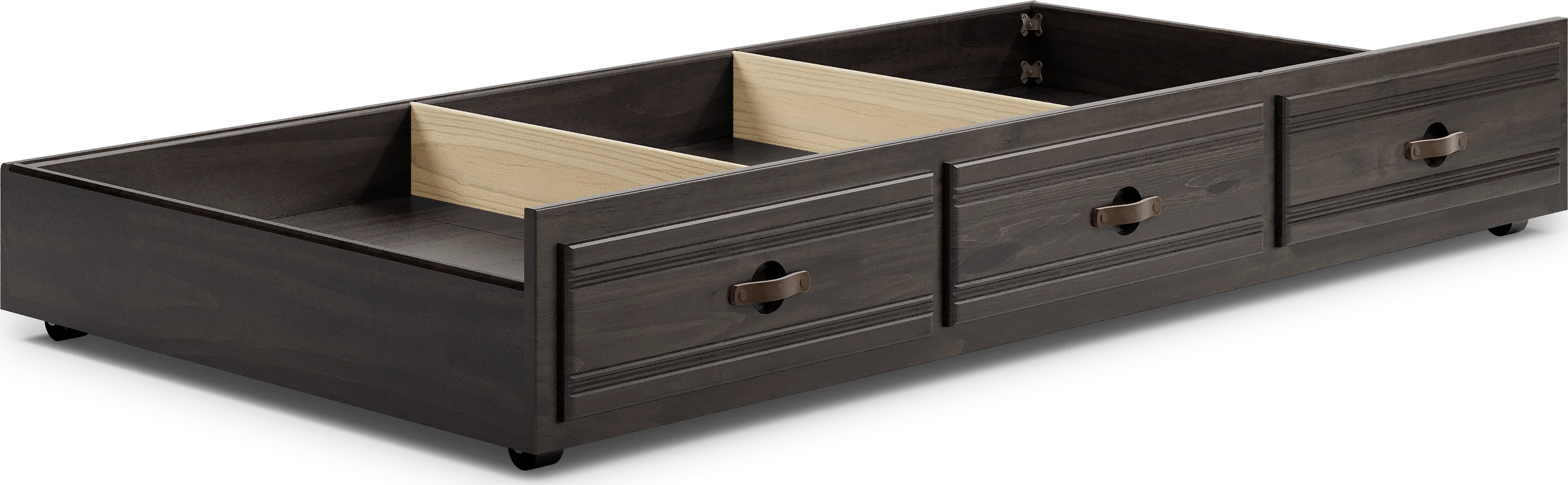 Kids Creekside 3.0 Charcoal Twin Storage Trundle - Thumbnail - Image 1