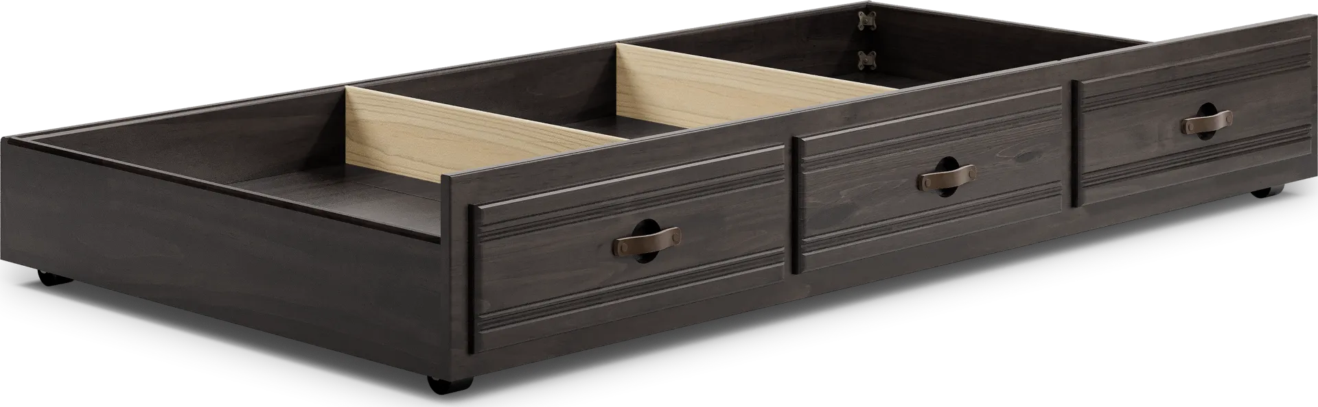 Kids Creekside 2.0 Charcoal Twin Storage Trundle - Image 1