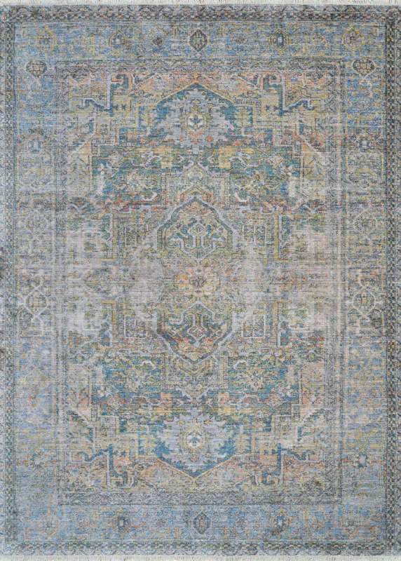 Larchwood Blue/Multi 8' x 10' Rug
