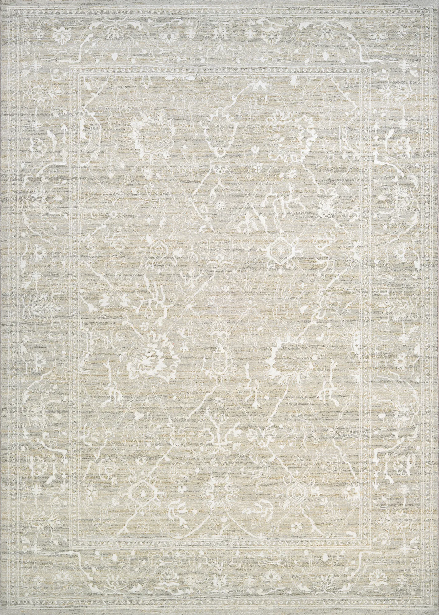 Grubstake Beige 5'3 x 7'6 Rug - Image 1