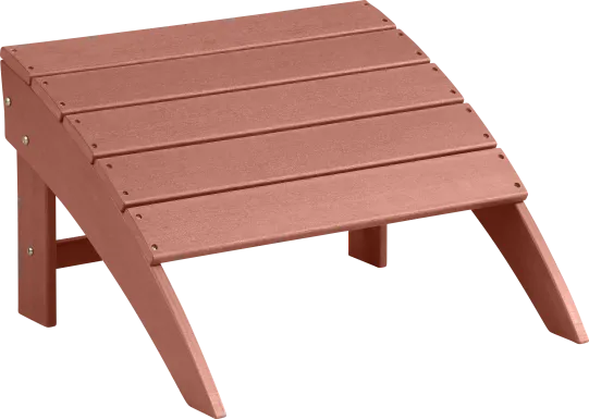 Addy Red Outdoor Footrest