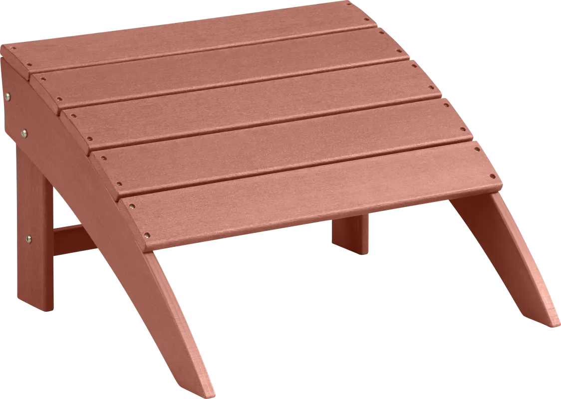 Addy Red Outdoor Footrest