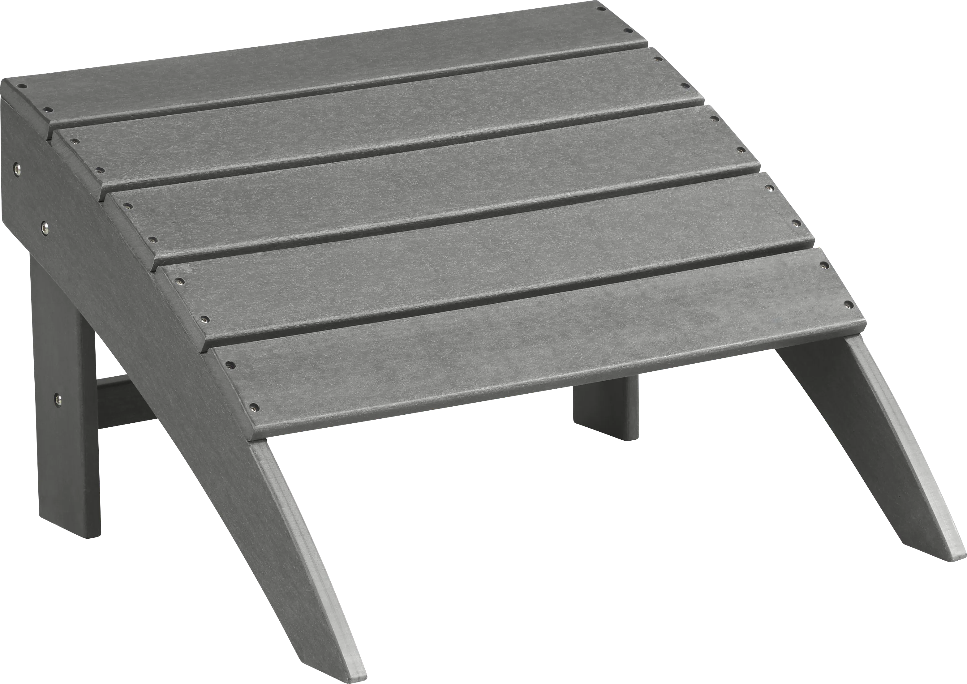 Addy Gray Outdoor Footrest - Thumbnail - Image 1