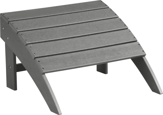 Addy Gray Outdoor Footrest
