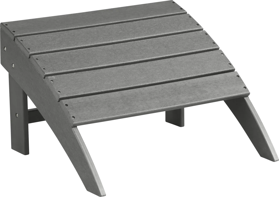 Addy Gray Outdoor Footrest